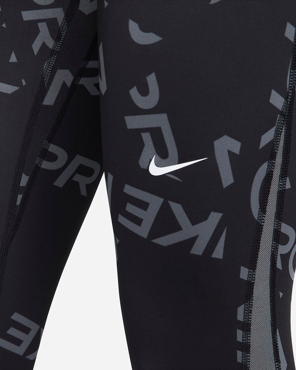 Thumbnail: Nike Pro Women's Mid-Rise 7/8 Printed Leggings