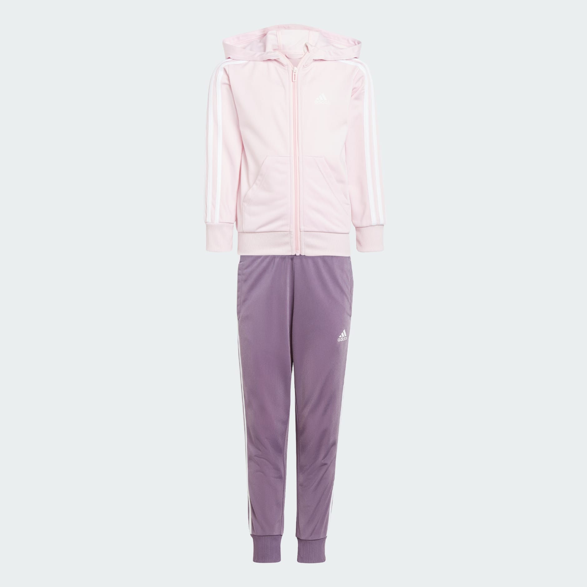 ESSENTIALS 3-STRIPES SHINY TRACK SUIT
