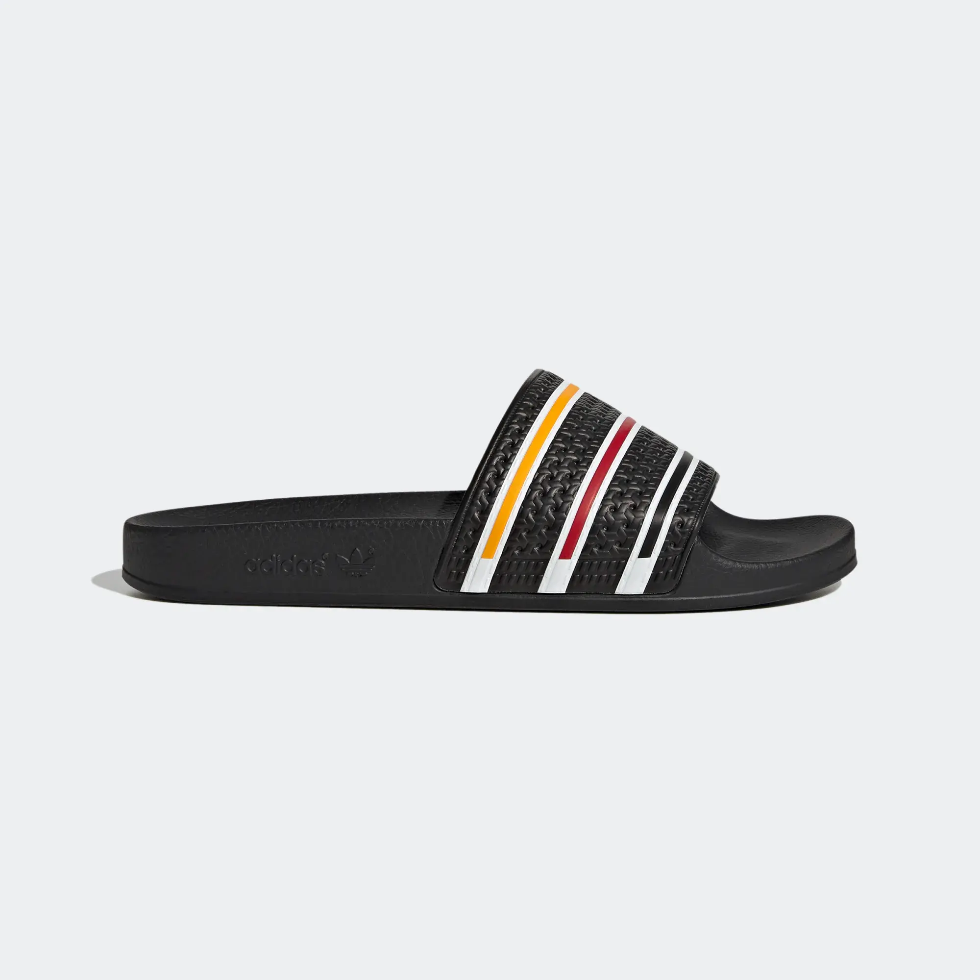 ADILETTE SLIDES Core Black / Cloud White / Team Colleg Gold