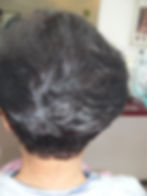 パーマ&ヘナカラー ブラック使用
