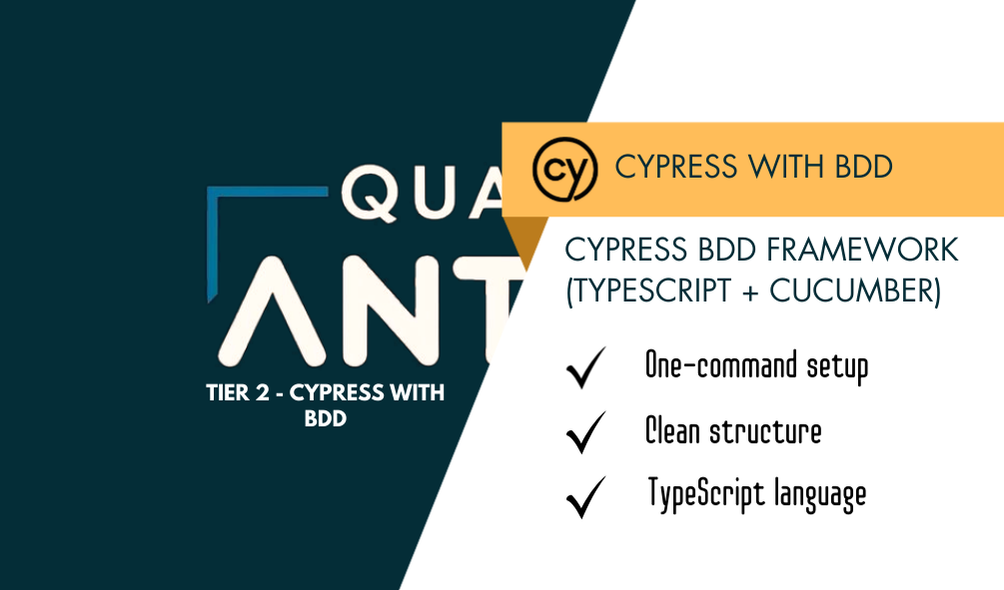 Cypress BDD Framework (TypeScript + Cucumber)