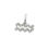 Thumbnail: Diamond Aquarius Charm Pendant
