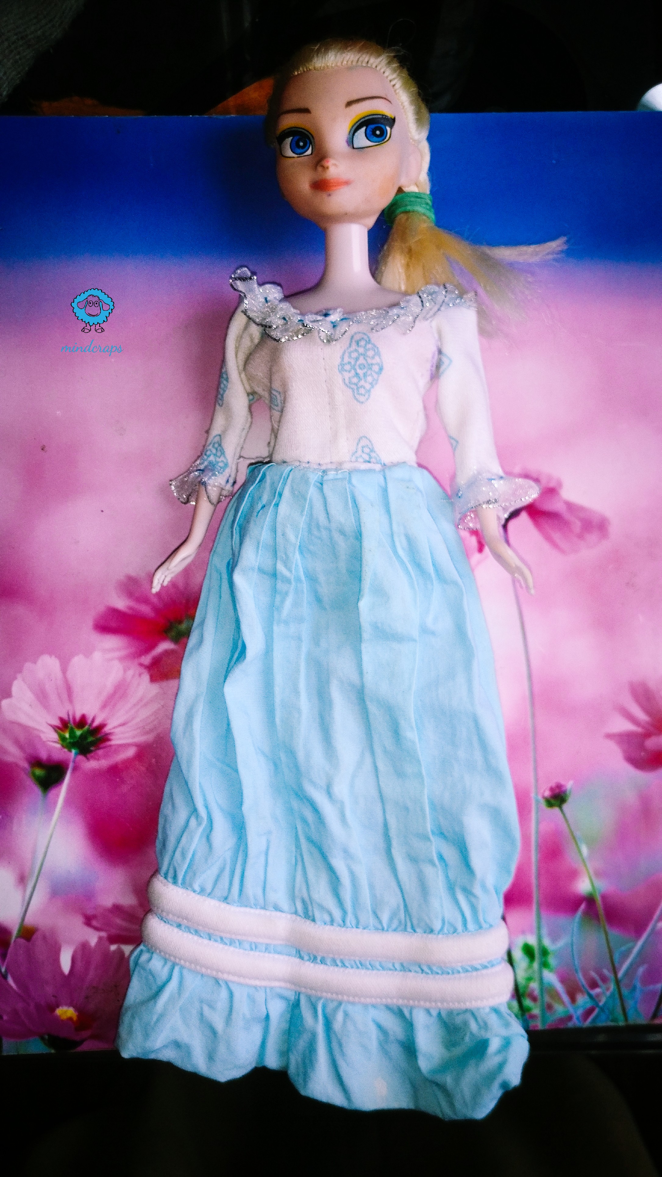 doll long frock