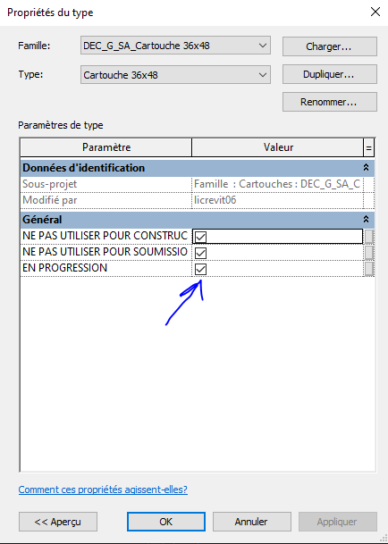 Cartouche Revit content media