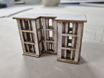 a small model of a building