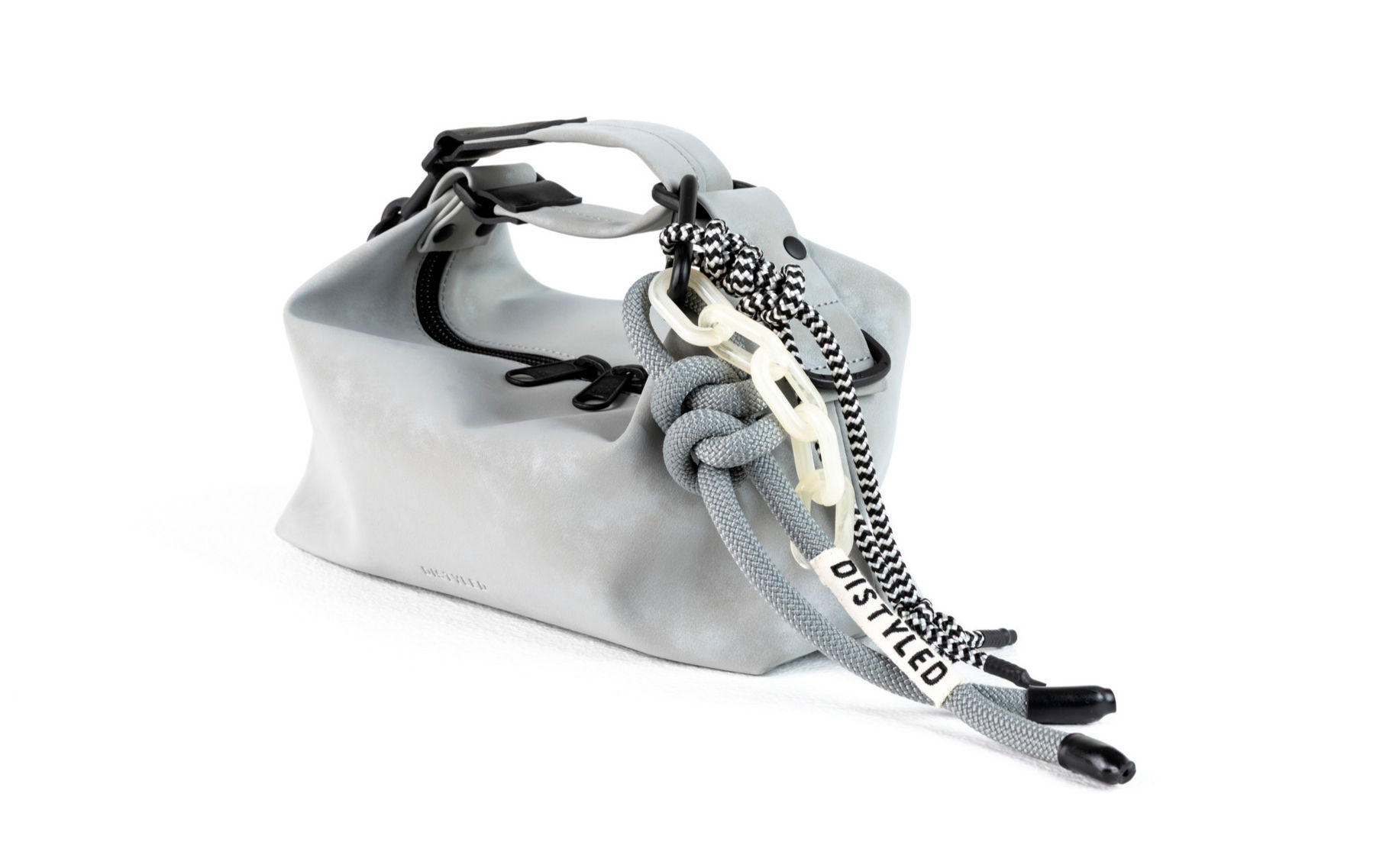 Hobo bag, big/ Logo strap