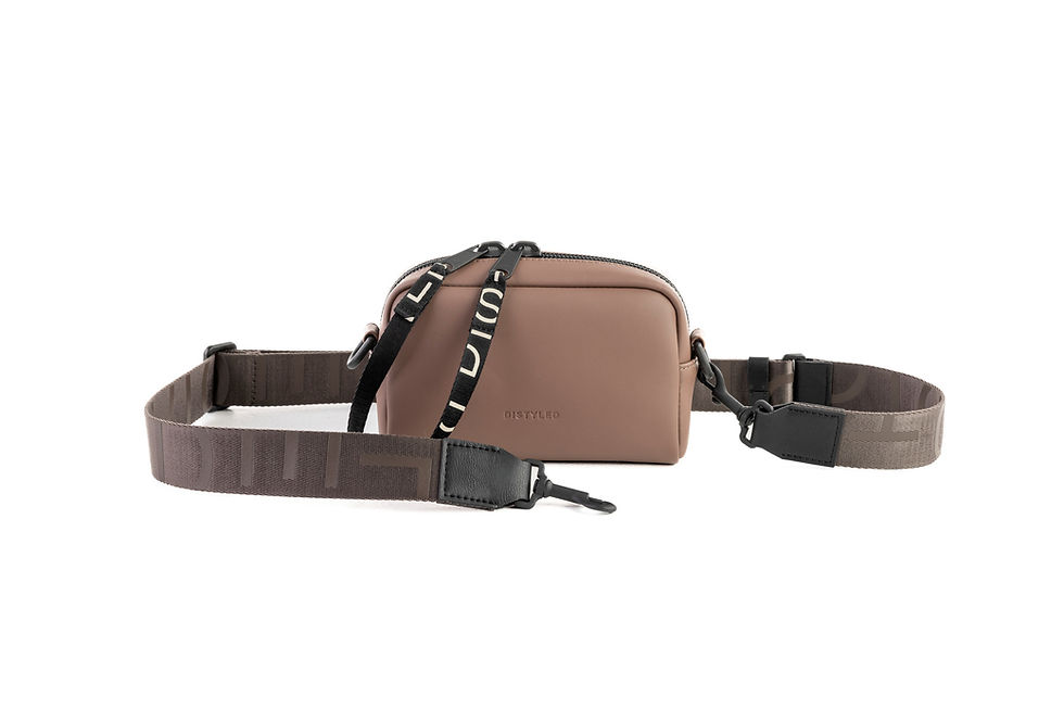 Camera bag, small / logo strap