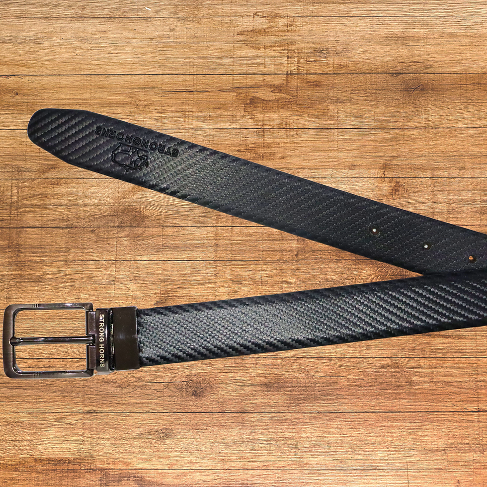 Thumbnail: Strong Horns Reversible Leather Belt for Men with Premium Gift Box