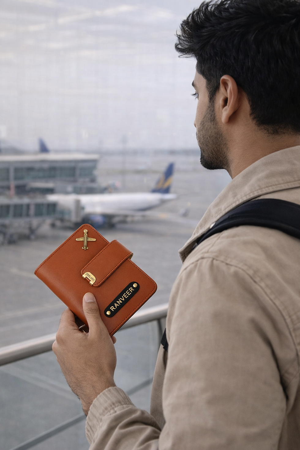 थंबनेल: Personalized Passport Cover | Customized Passport Cover with Name