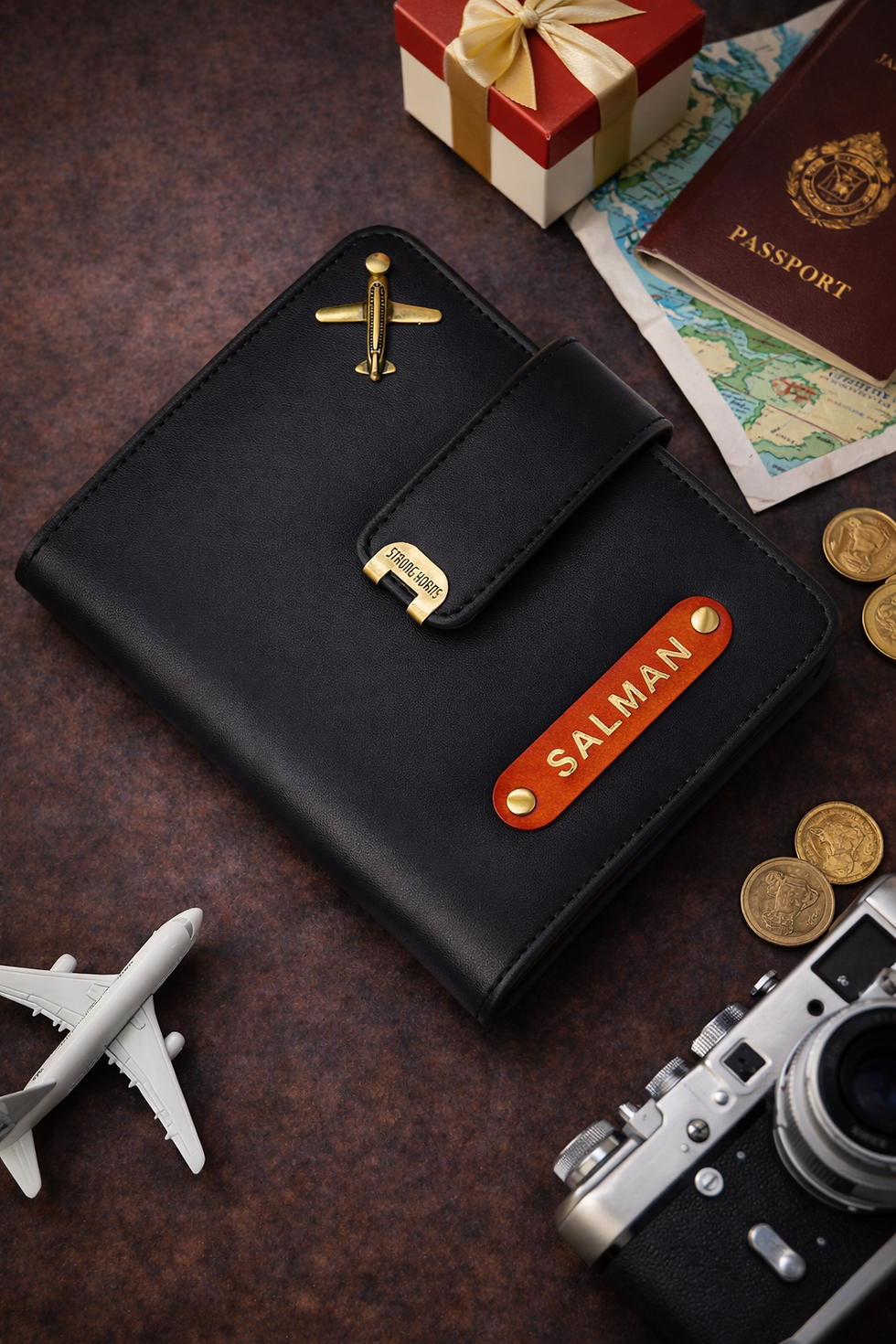 Thumbnail: Personalized Passport Cover | Customized Passport Cover with Name