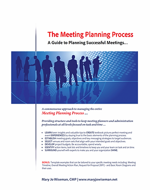 Front cover of The Meeting Planning Process by Mary Jo Wiseman