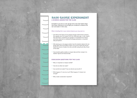 Charity:Water Kids Activity
