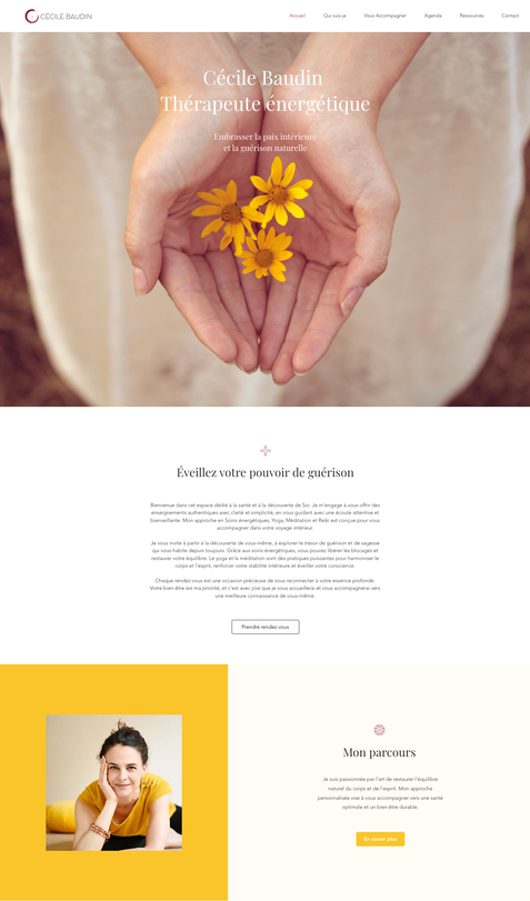 Création de site internet pour thérapeute et praticien en soins énergétiques – Webdesign spécialisé bien-être en Suisse, France et francophonie