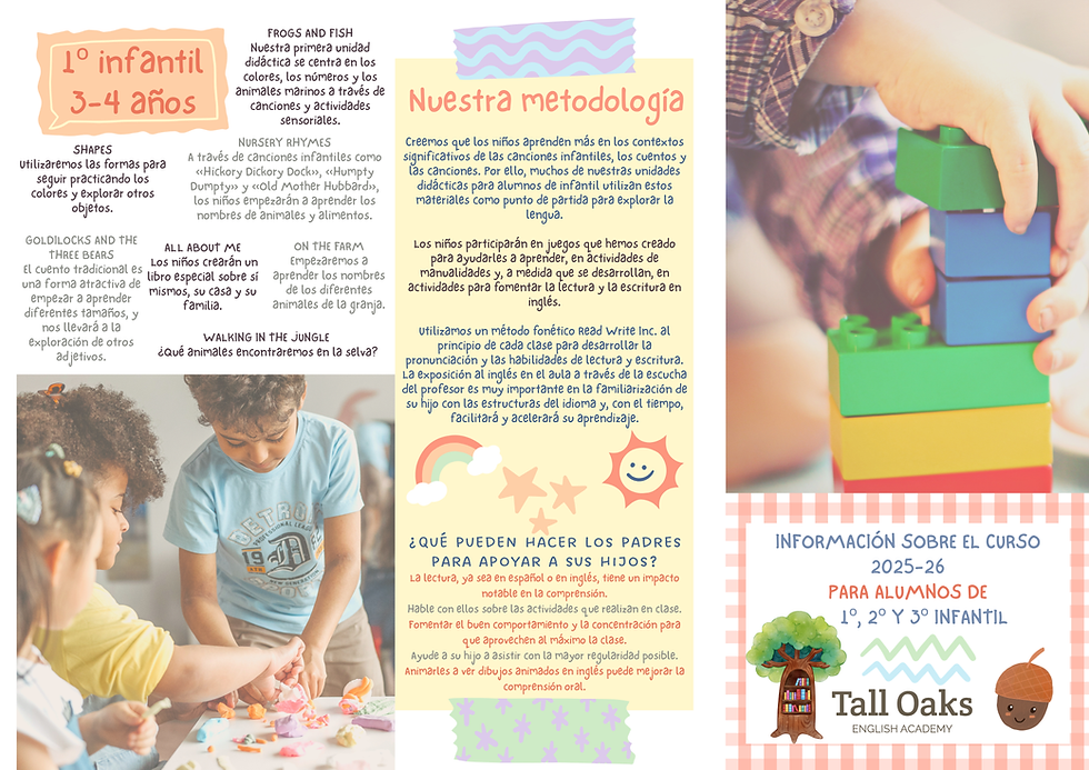 Programación didáctica infantil (3-6 años)