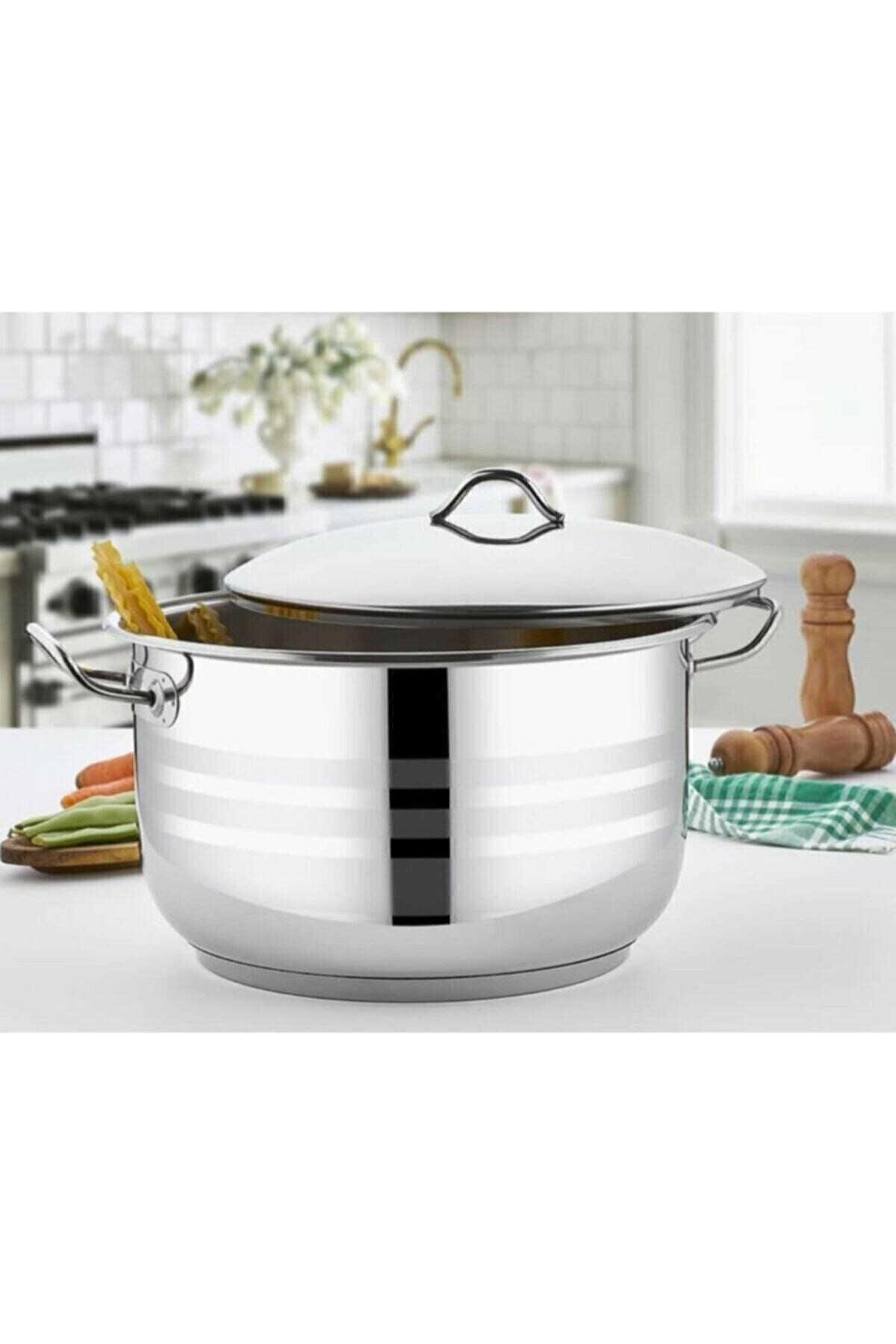 BONERA Berlin 26 Cm Derin Tencere 7 Litre Kararmaz Çorba Güveç Tenceresi