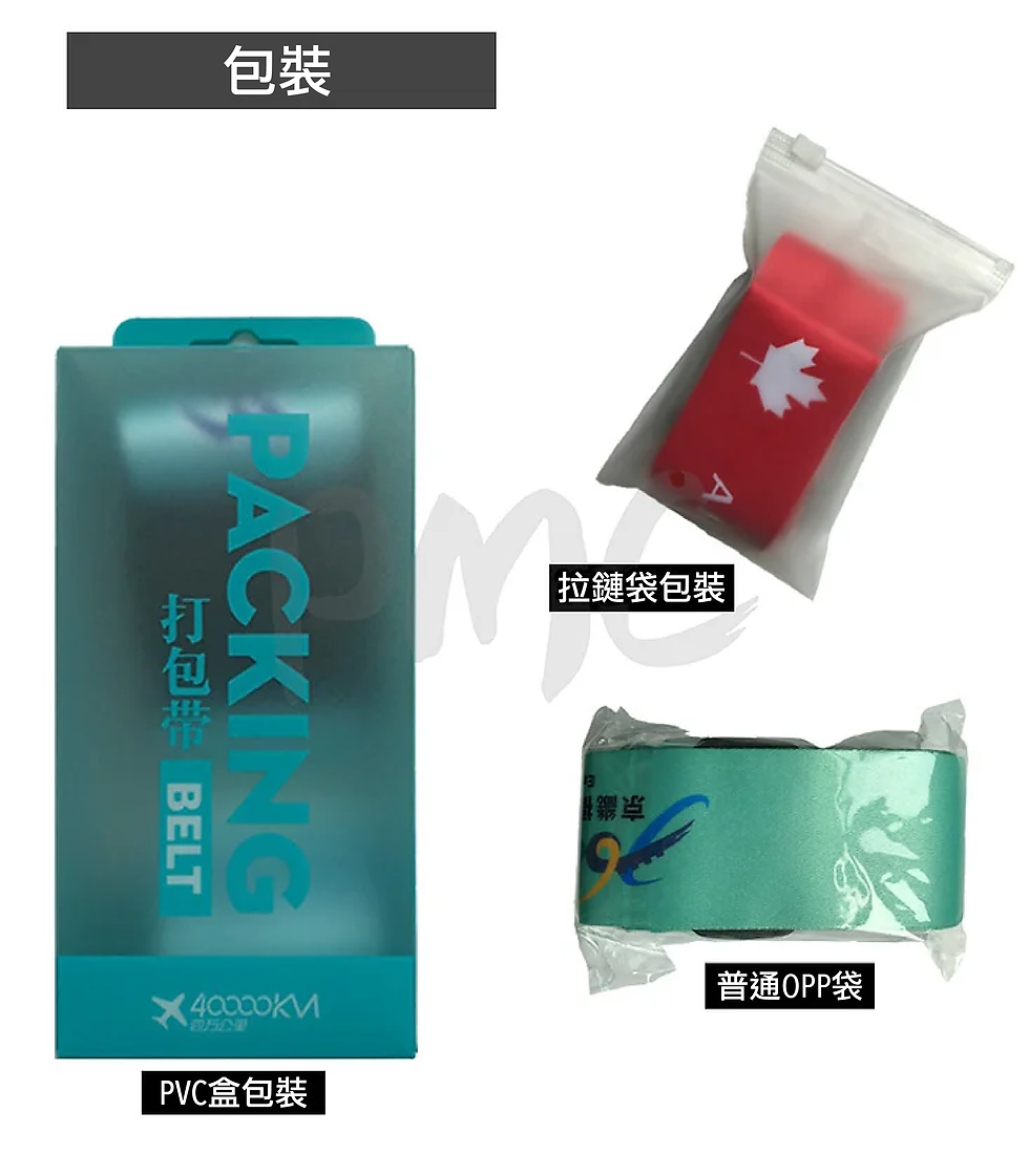 縮圖：包裝 - 定製熱轉印行李帶