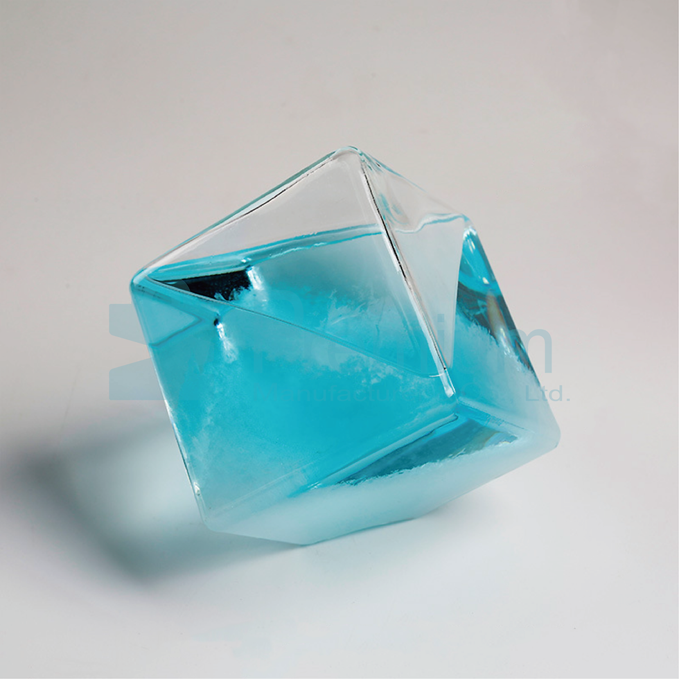 縮圖：藍色無底座 - 水立方天氣預報瓶