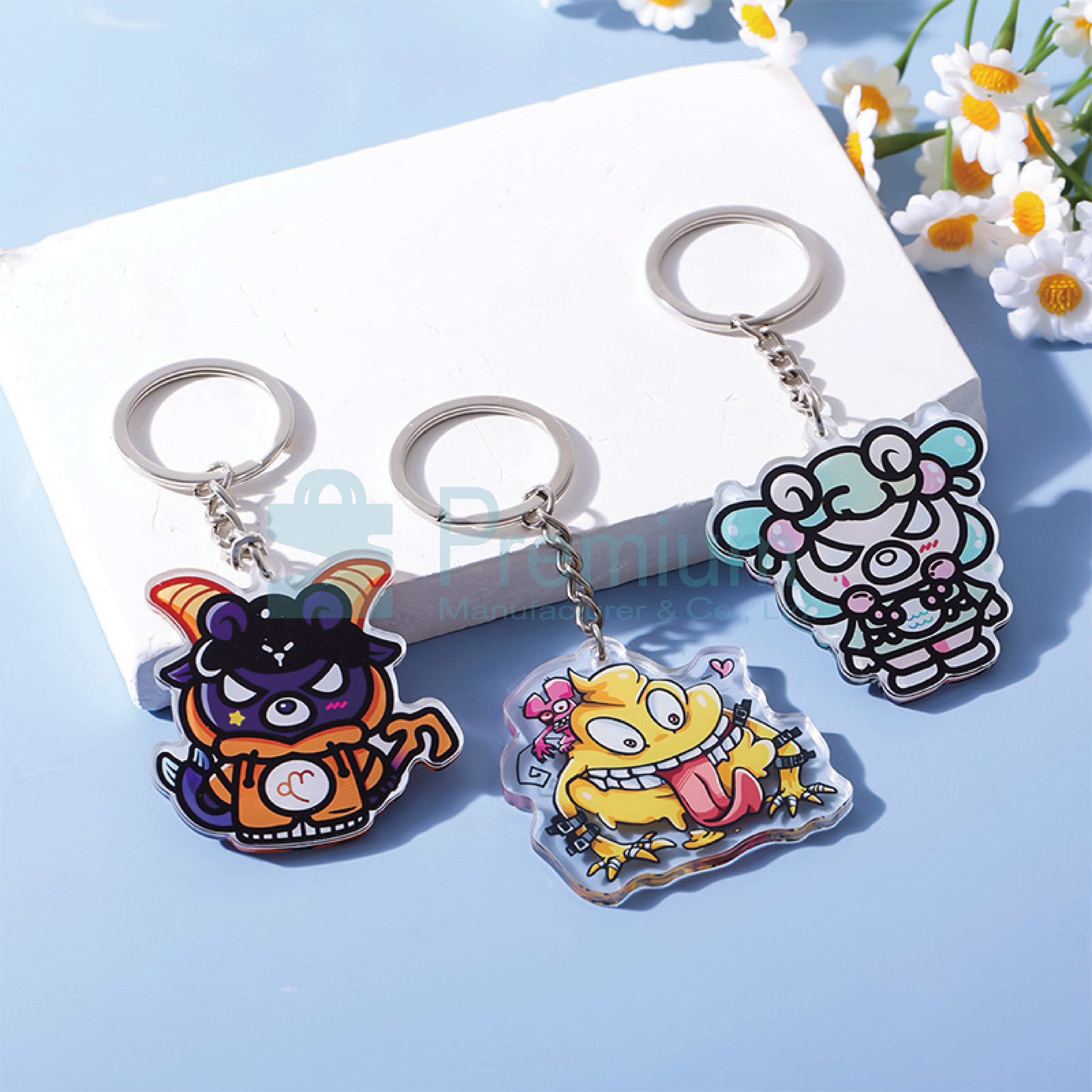 亞加力鑰匙扣掛飾