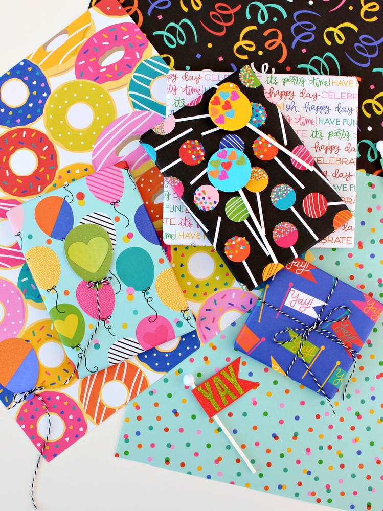 SCRAPBOOK PAPER GIFT WRAPPING IDEAS
