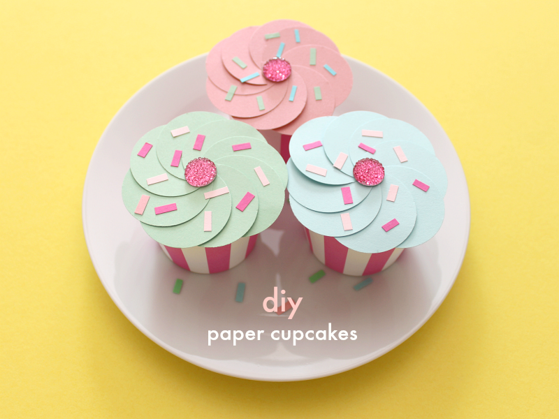 IT'S MY PARTY DIY PAPER CUPCAKES