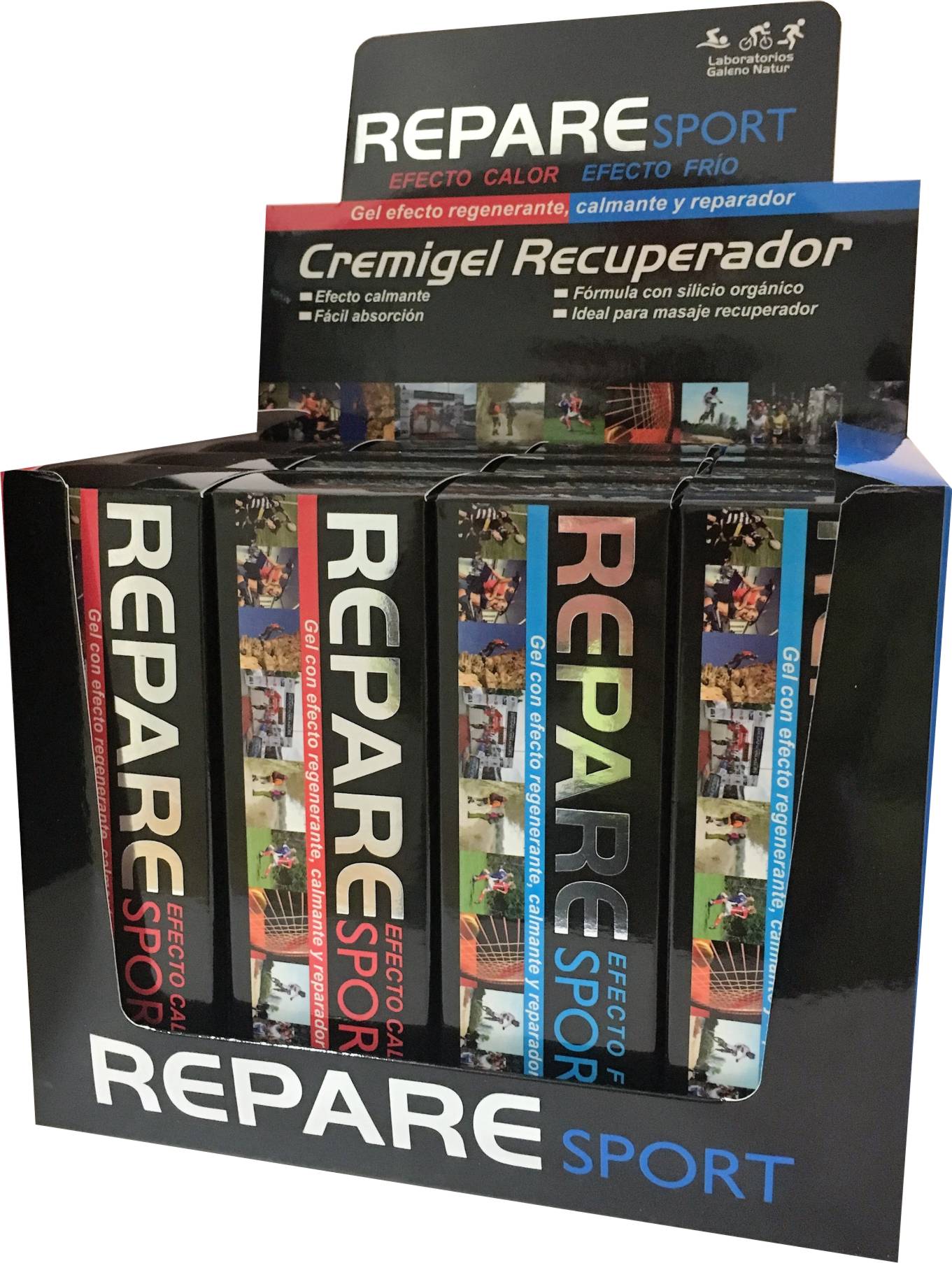 Expositor Cremigel Repare Sport