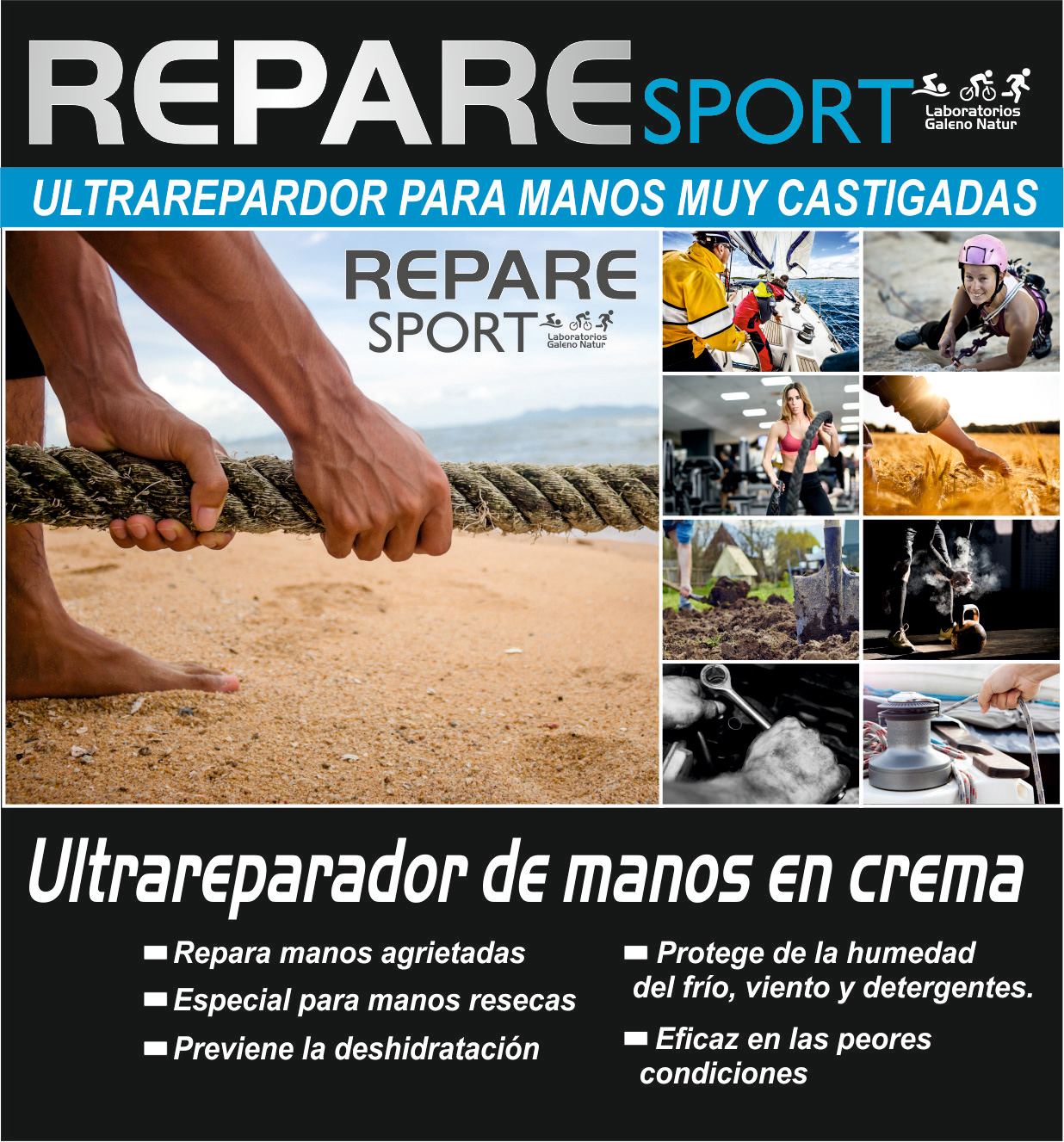 Ultrareparador de manos Repare Sport
