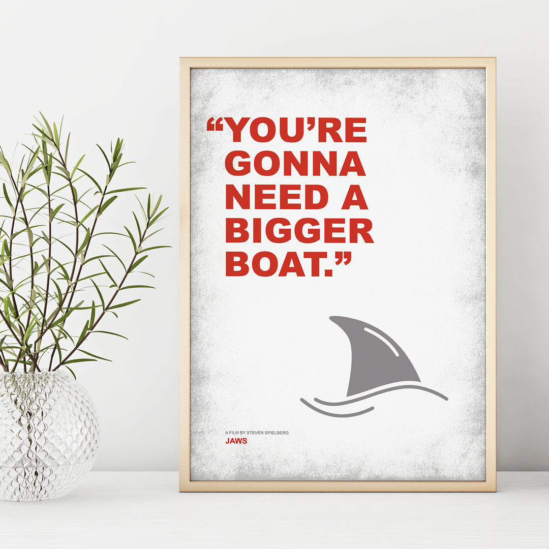 Jaws Movie Poster Option 2