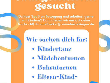 Übungsleiter/in gesucht