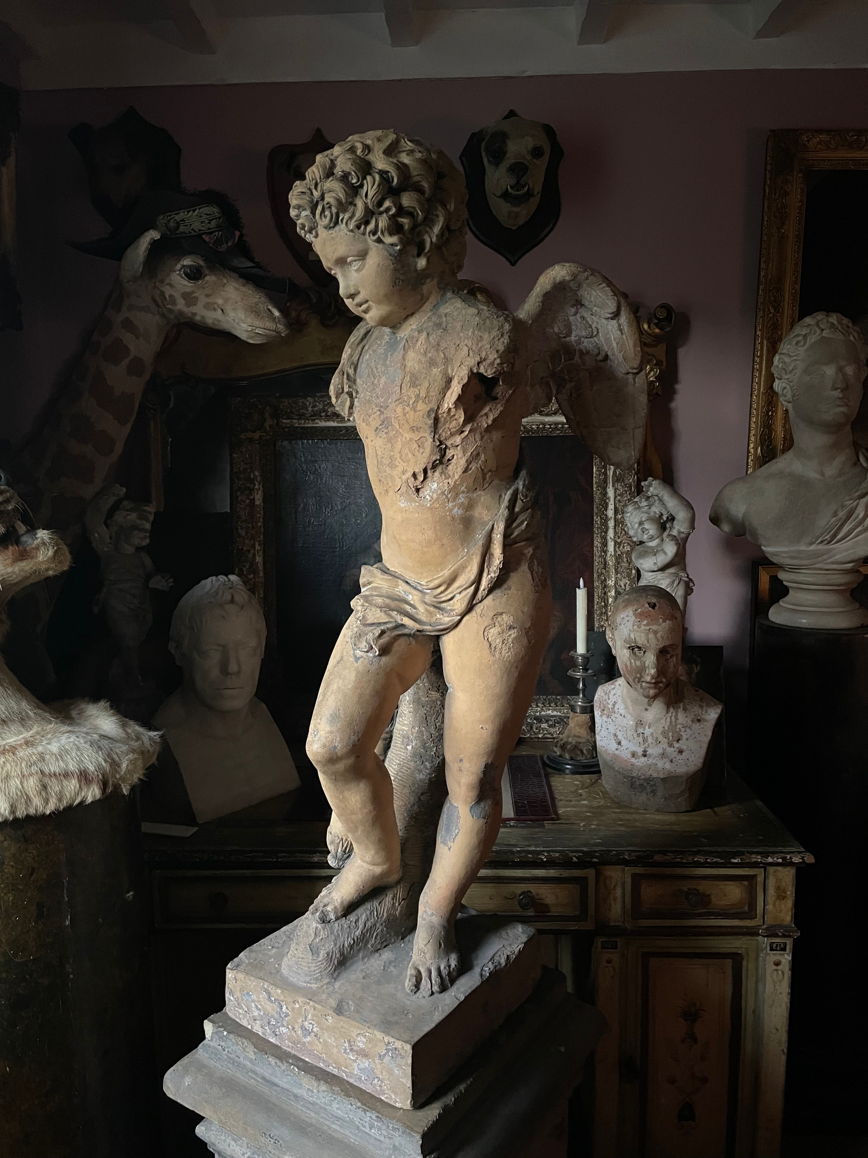 18th Century Terracotta Statue