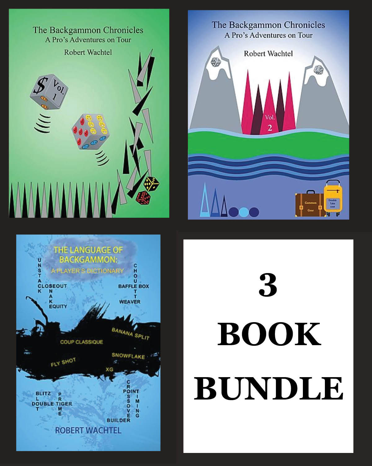 Backgammon 3 Book Bundle