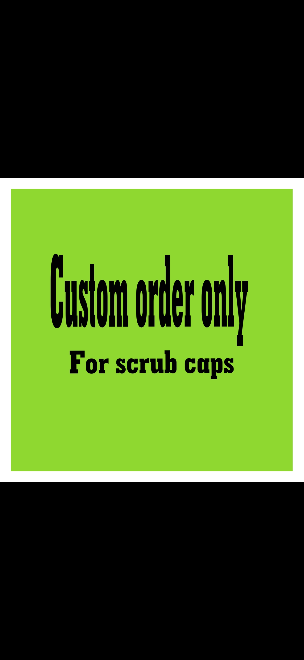 Custom listing for digitizing only