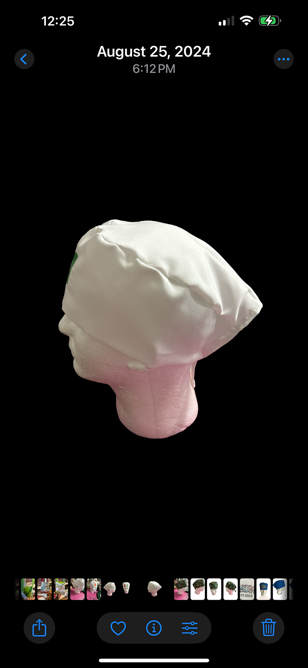 Thumbnail: UM scrub caps/ College scrub caps Custom UM scrub cap/ embroidered UM scrub caps
