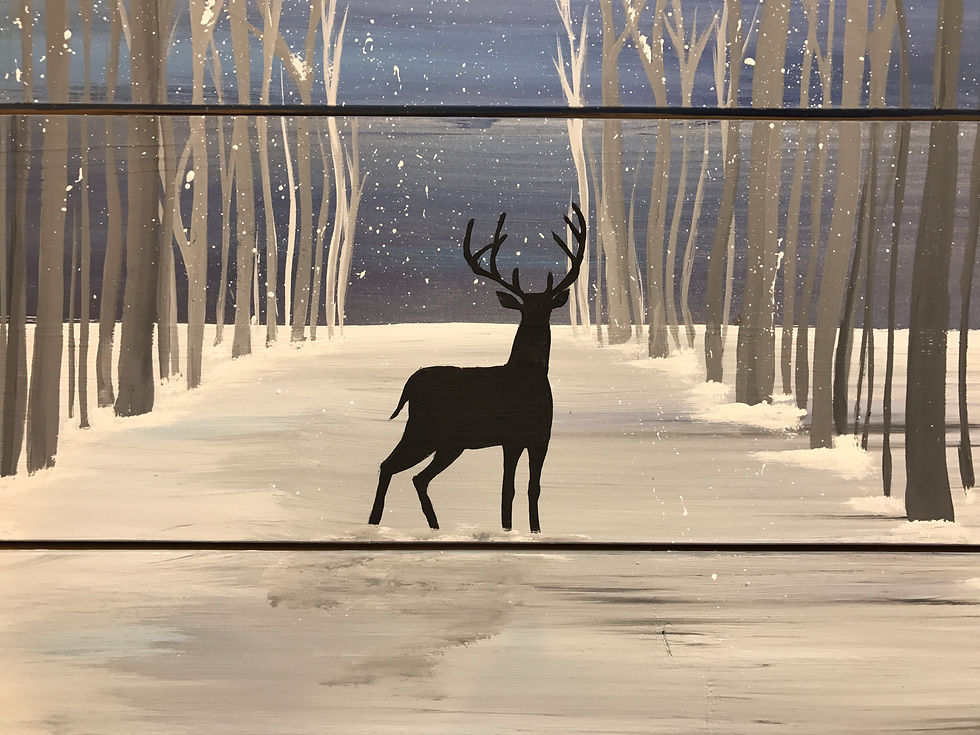 Thumbnail: First snow:blue sky