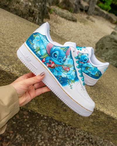 Sneakers Stitch Custom Shoes Animation Inspired Custom Shoes