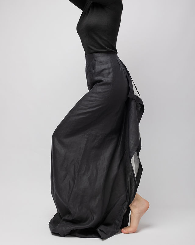 MUUSA Italian linen long skirt