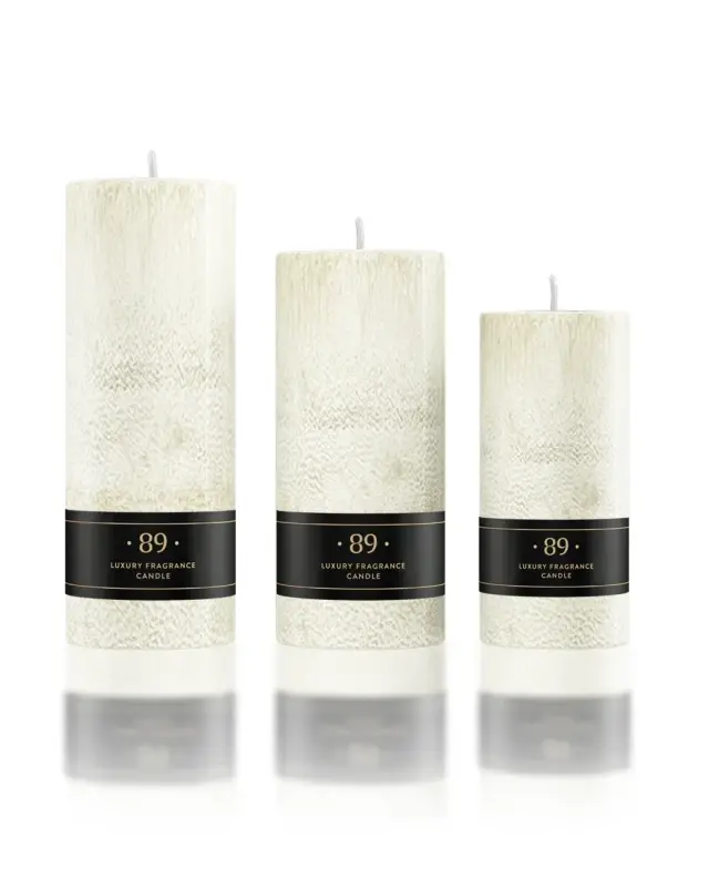 Miniatiūra: 89 Aromatic Palmių Vaško Žvakės (APVALIOS)