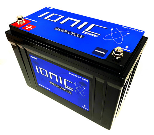 Ionic 12 Volt 125Ah Deep Cycle Lithium Battery | rockfishboats.com