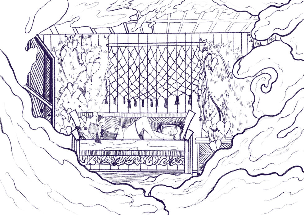 Intenté Olvidarte / J'ai essayé de t'oublier line art 4 Indigo / I regalado Mota