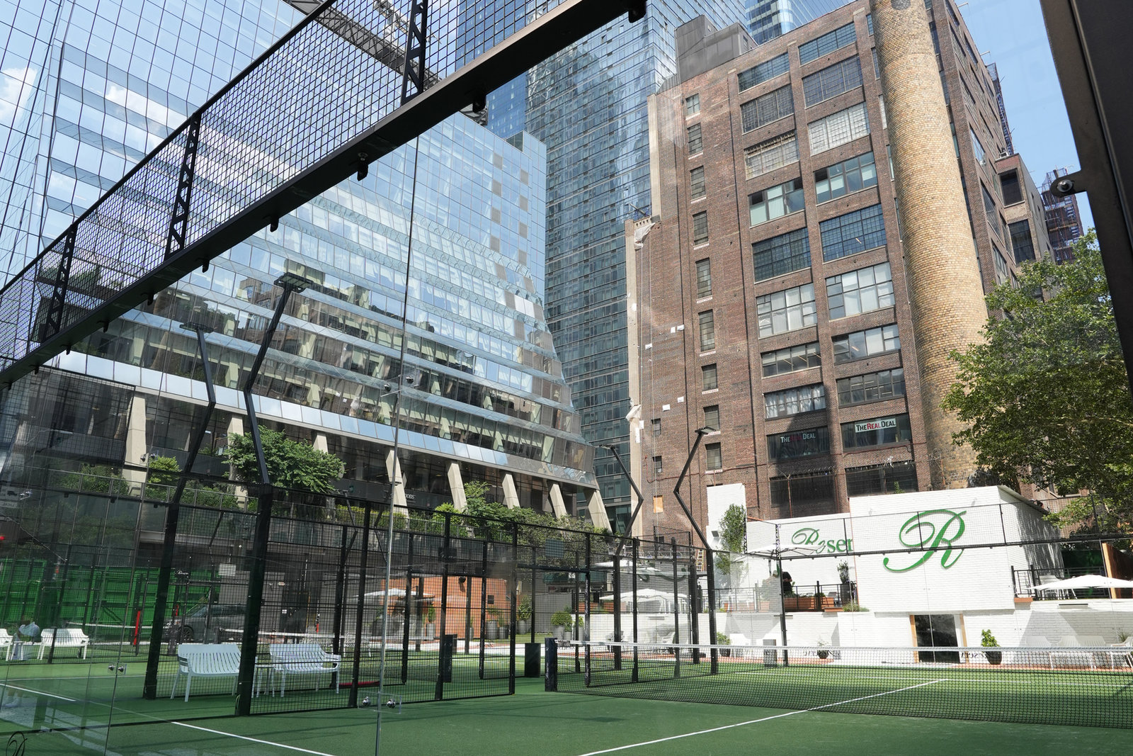 Reserve Padel Hudson Yards outdoor padel courts in New York, New York