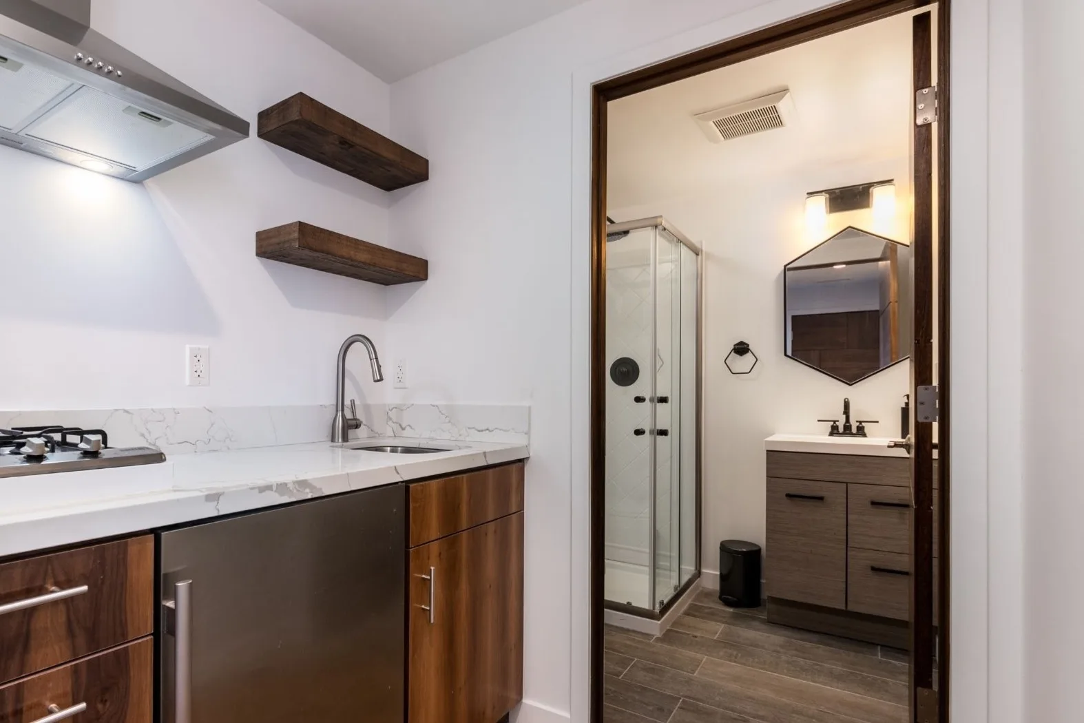 Modern ADU interior bathroom Built to Perfection