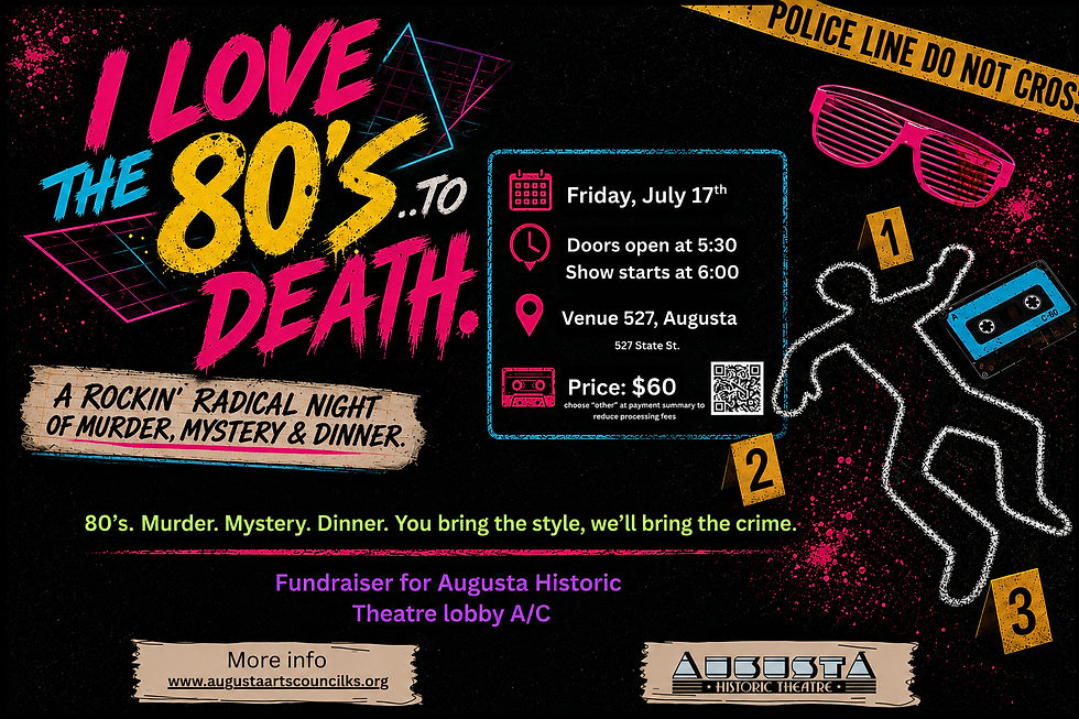 I LOVE THE 80'S TO DEATH - Murder Mystery Event