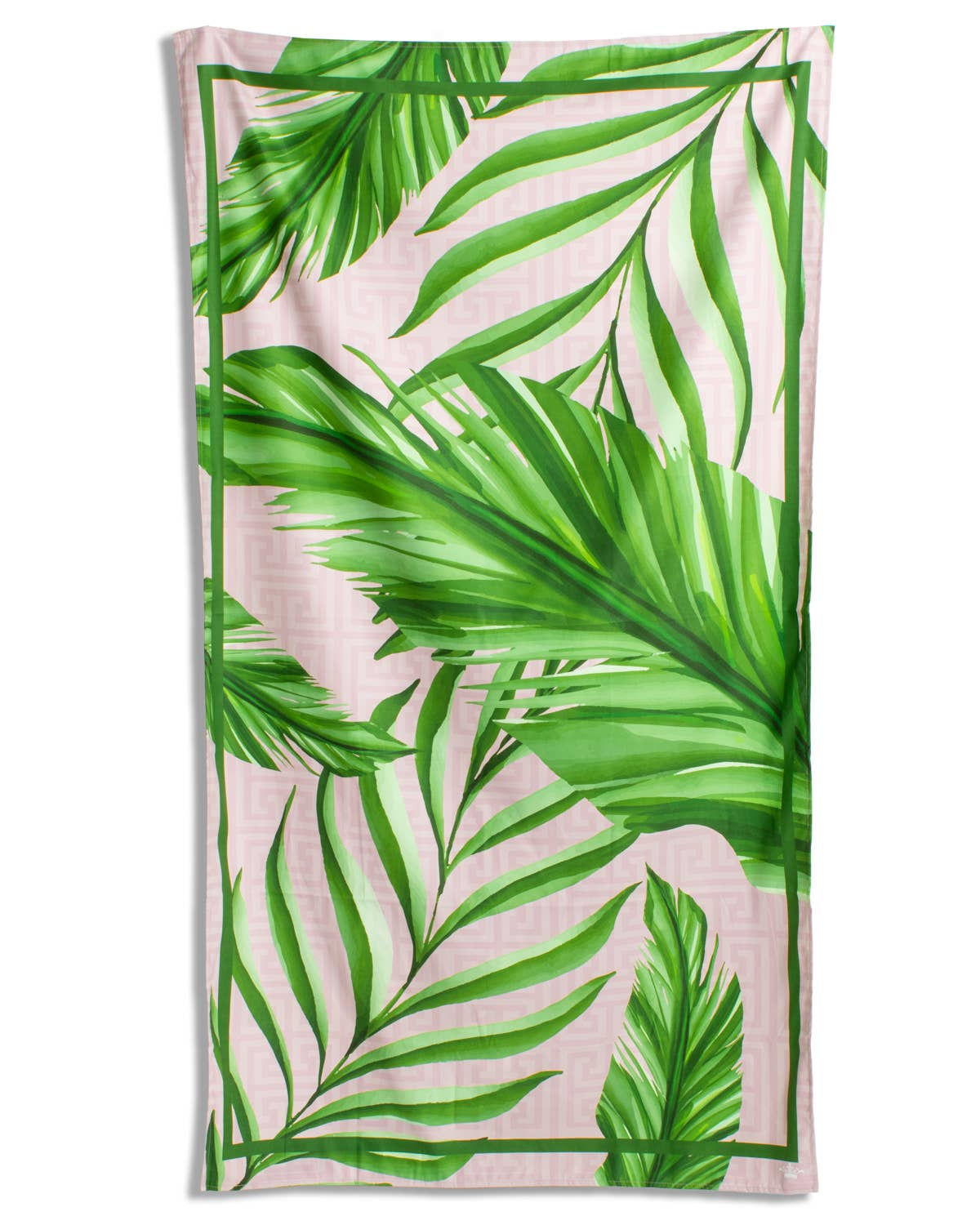 Copacabana Giant Beach Towel Pink/Green 40x70