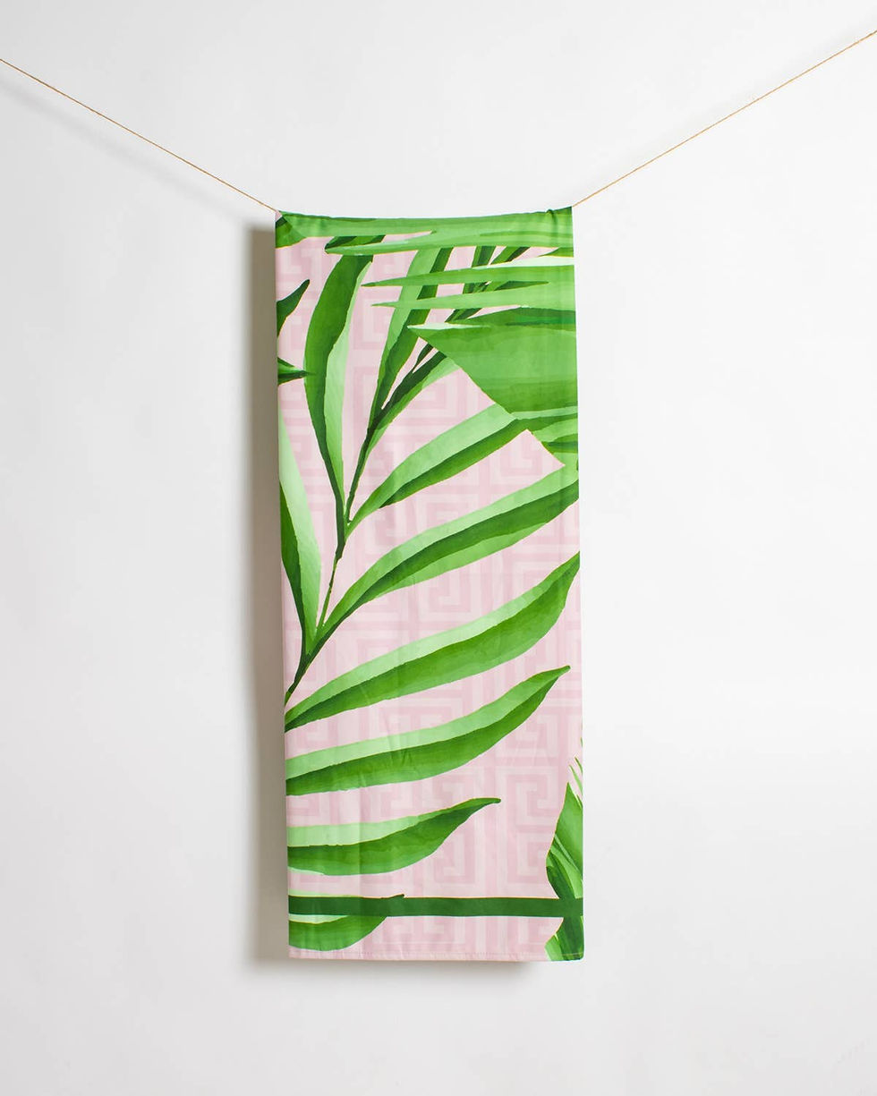 Thumbnail: Copacabana Giant Beach Towel    Pink/Green    40x70