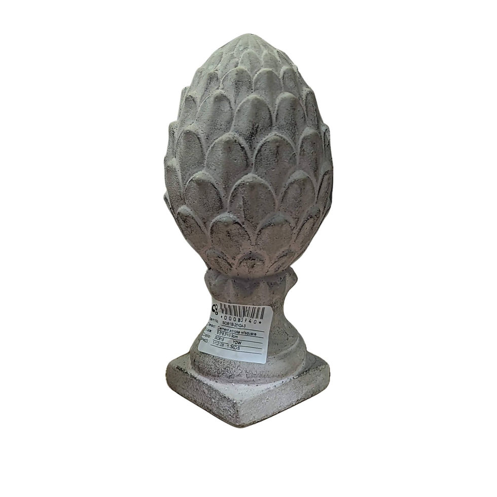 Thumbnail: CEMENT ARTICHOKE WITH SQUARE BASE - LARGE