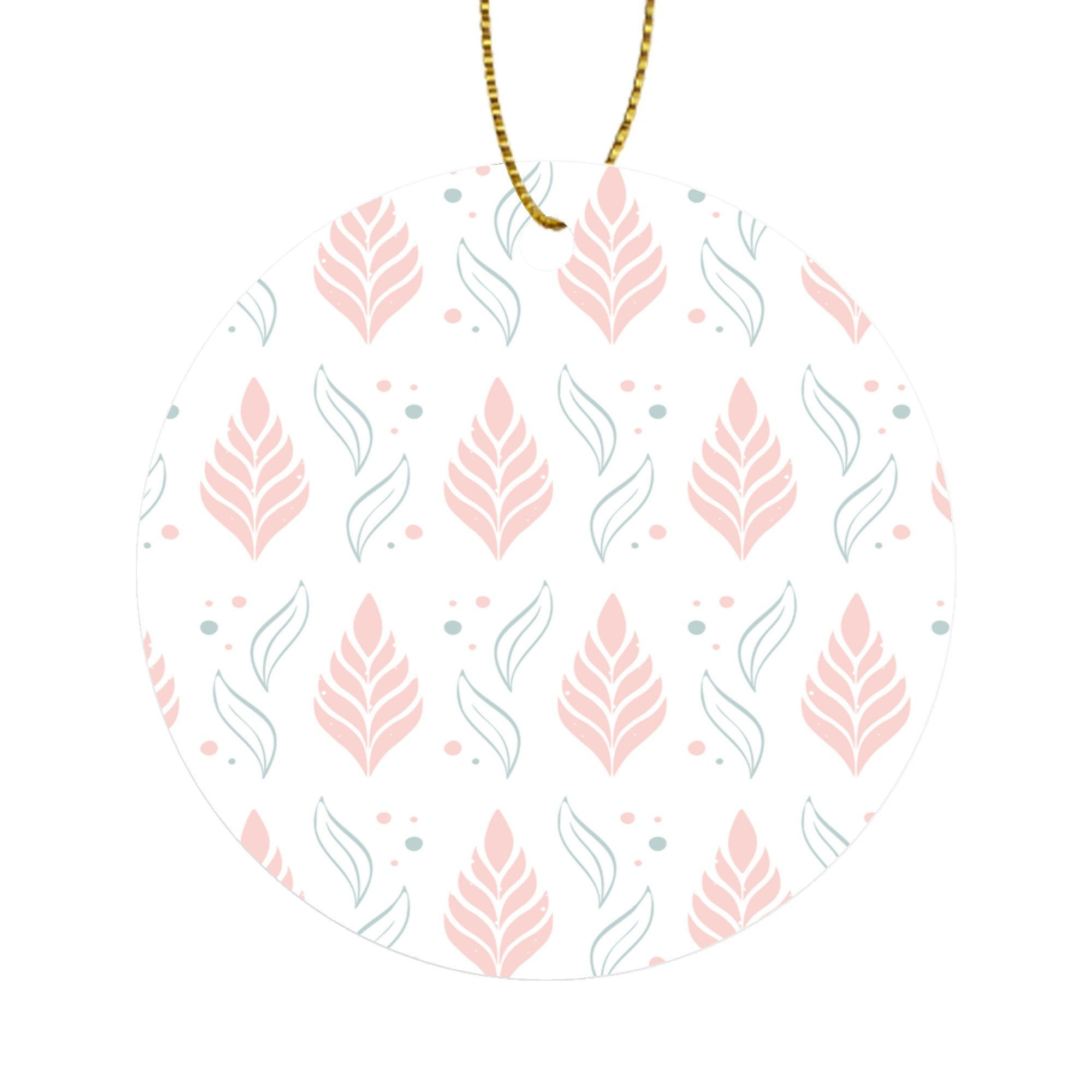 Round Ceramic Souvenirs Ornaments