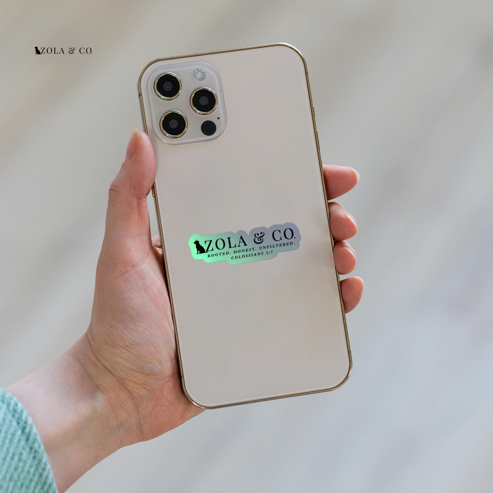Zola and Co. Holographic sticker
