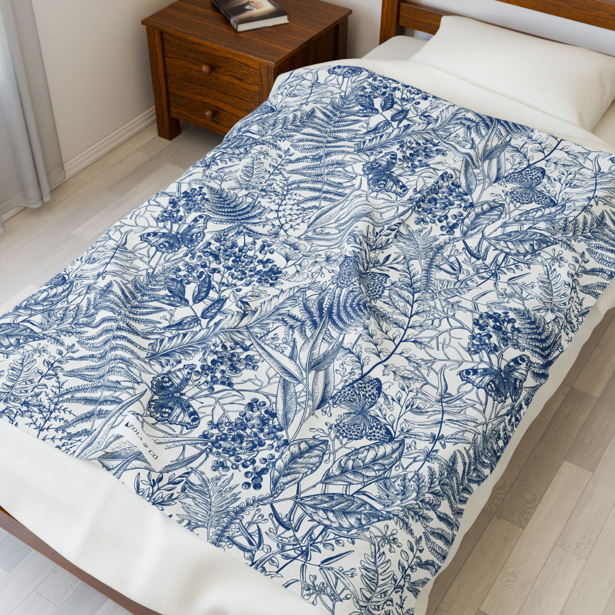 Velveteen Plush Blanket | Zola and Co.