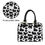 Thumbnail: Zola & Co. Cow Print Purse Custom Mini Travel Bag-Black Handle (Model 1749)