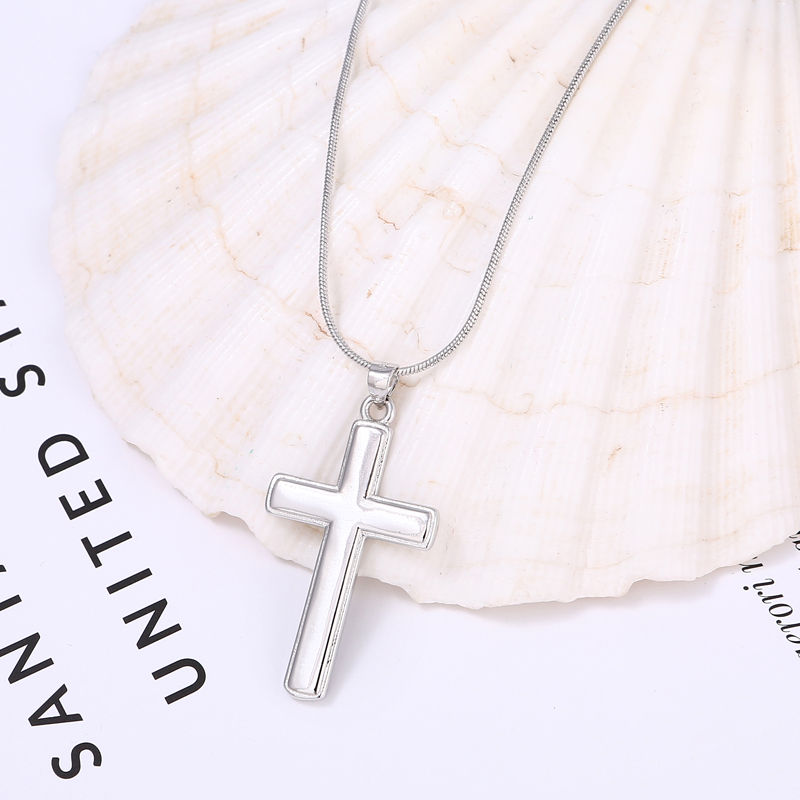 Sterling Silver Cross Necklace | Zola and Co.