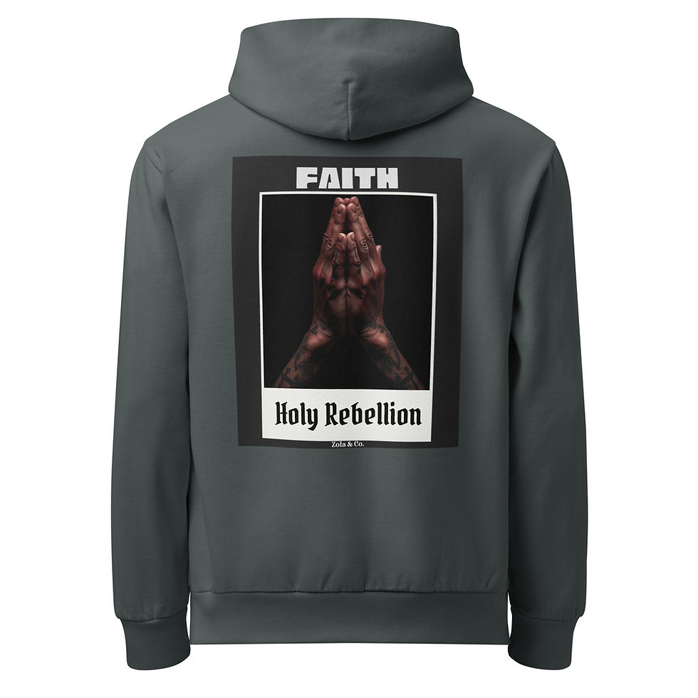 Thumbnail: Holy Rebellion " Faith" Hoodie | Zola and Co.
